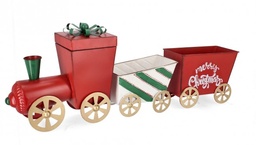 [S-B0970869] 2x Decorazione 2P Santa Claus Treno