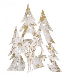 [S-B0914203] 2x P. Candela 2P Hope Albero Metal Oro