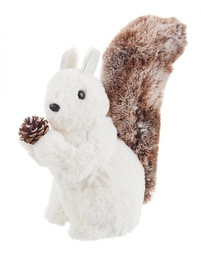 [S-B0936029] 2x Scoiattolo Felix Stand Bianco C