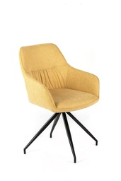 [S-OM/444/GI] Sedia elegante in tessuto, dimensioni 56cm x 56cm x 87cm