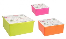 [S-B0132815] 2x Set3 Scatola Vegetable