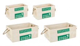 [S-B0111080] 2x Set4 Cassettina Alpha Verde