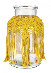 [S-B0347231] 2x Vaso Peruvian Cil Giallo H25