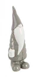 [S-B0915997] 4x Babbo Natale Collyn Grigio S