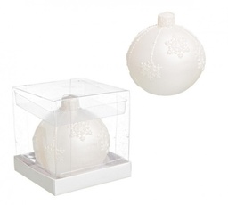 [S-B0916379] 4x Candela Pearl Sfera Bianco D9