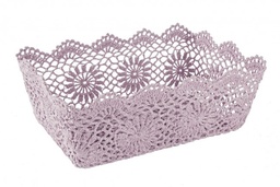 [S-B0380179] 4x Cesta Uncinetto Rett Lilla Xl