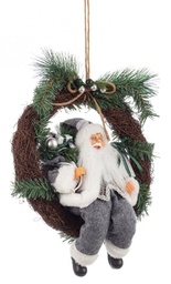 [S-B0938245] 4x Corona Babbo Elton Grigio D30