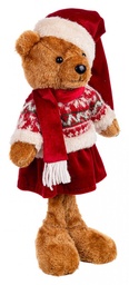 [S-B0939248] 4x Orso Ralphy Stand Gonna Rosso H40