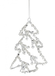 [S-B0927181] 4x Pendaglio Lizy Pino Argento