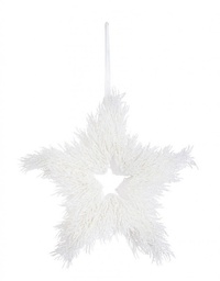 [S-B0936106] 4x Pendaglio Sfavillio Stella Traf Bianco S