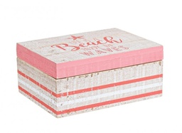 [S-B0133160] 4x Scatola Malibu' Rett. Rosso L