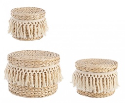 [S-B0411056] 4x Set3 Cesta C-Coperchio Alma To