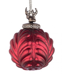 [S-B0971672] 4x Sfera Vt Decorum Rosso Op D80