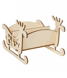 [S-B0904569] 4x Slitta Basic Legno