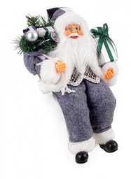 [S-B0938244] 6x Babbo Elton Seduto Grigio