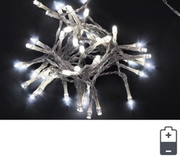 [S-B0909520] 6x Catena Bt 48 Led Bianco Filo Tr Int