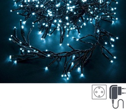 [S-B0923029] 6x Cluster768L Bianco 3Mm Filo Verde Ip44