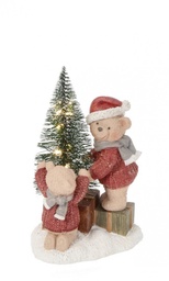 [S-B0971496] 6x Decor Orso Alton 2F Rosso C