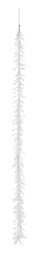 [S-B0927210] 6x Ghirlanda Piume Bianco H150