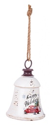 [S-B0937843] 6x Pendaglio Ringing Happy Holidays