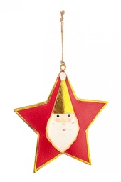 [S-B0937956] 6x Pendaglio Slade Stella Rosso C