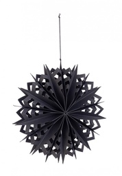 [S-B0971128] 6x Pendaglio Vik Fiocco 003 Carta Nero D30