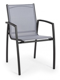 [S-B0662924] 6x Sedia C-Br Hilla Antracite Lh32 -