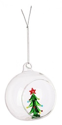[S-B0937342] 6x Sfera Aperta Vt Yule Xmas Tree D80