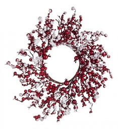 [S-B0932870] 8x Corona Bessy Bacche Rosso Ghiacciato D35