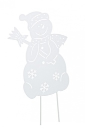 [S-B0916730] 8x Figura Metallo Pupazzo C