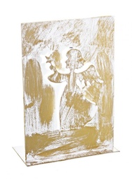 [S-B0914213] 8x P.Candela Angelo Stand Metal Oro