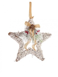 [S-B0939024] 8x Pendaglio Nelson Stella Innevato