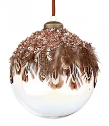 [S-B0934251] 8x Sfera Vt Crow Piuma Marrone D100