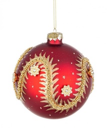 [S-B0934340] 8x Sfera Vt Plushy Serpente Rosso D100