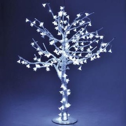 [S-V6053200000] Albero LED Ciliegio con 384 LED Bianco Freddo Altezza 130 cm e Diametro 150 cm