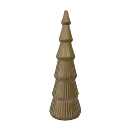 [S-V6314900000] Albero Legno Oro 15x15x48 cm