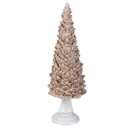 [S-V6199440000] Albero decorativo in resina rosa 10,5x10,5x32 cm