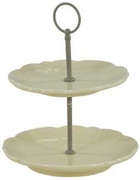 [S-V9171750000] Alzata 2 ripiani Jenny WE-5232 20x20x24 cm