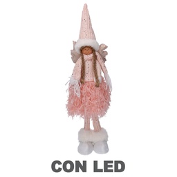 [S-V6168330000] Angelo LED Tessuto Rosa 15x12x65 cm