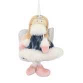 [S-V6325440000] Angelo in tessuto blu cm13h17