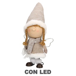 [S-V6139320000] Angelo Tessuto Crema con LED 16x13h52