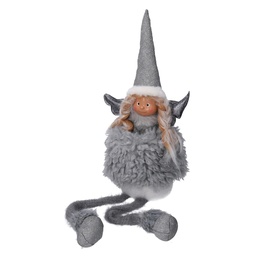 [S-V6332160000] Angelo Tessuto Grigio Seduto 23x15x76 cm