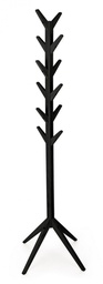 [S-B0721733] Appendiabiti Slim in Legno di Betulla - Nero
