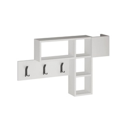 [S-FZ96919] Appendiabiti da parete bianco Game 99.5x15xh.61 cm