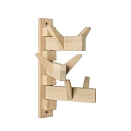 [S-B0180507] Appendino in legno 6 ganci Daiki