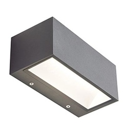 [S-SOV99582/16] Applique LED 12W 4000K Linea Box Grafite