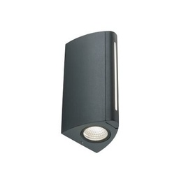 [S-SOV99123/16] Applique LED 8W+4W 4000K in Alluminio Goffrato