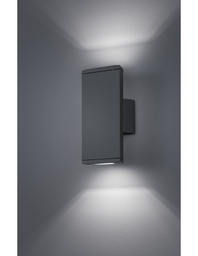 [S-TRIO228460242] Applique da Esterno Colorado LED IP54 Antracite