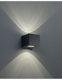 [S-TRIOR28222632] Applique da Esterno Cordoba LED Dimmerabile Nero