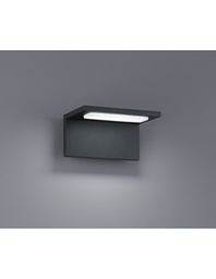 [S-TRIO228760142] Applique LED da Esterno Trave Antracite H8 cm